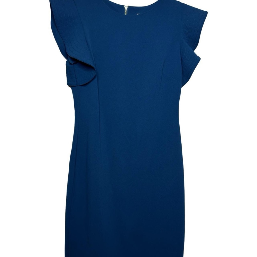 Calvin Klein Fan Sleeve Dress